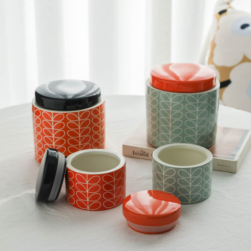 Kreative Keramik Becher Orla Kiely Pop Kunst Englisch Becher Teekanne Lagerung Eimer Spaß Becher tasse kaffee becher kawaii becher CL101505
