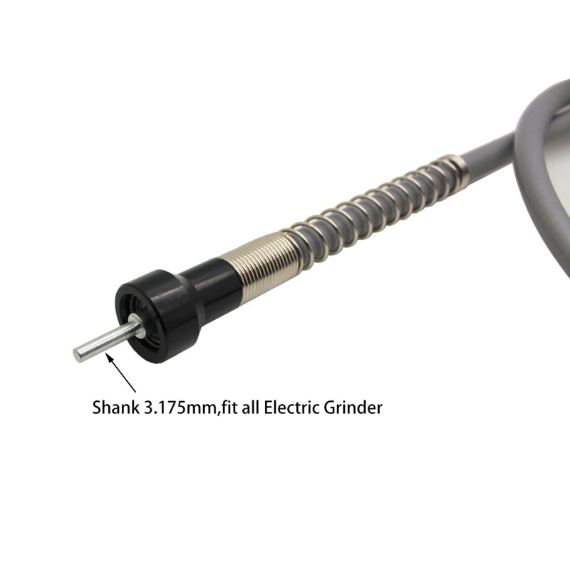 105Cm Universal Aluminum Flexible Shaft Grinder Flex with Keyless Chuck 1/8 Connector for Dremel 3000 4000