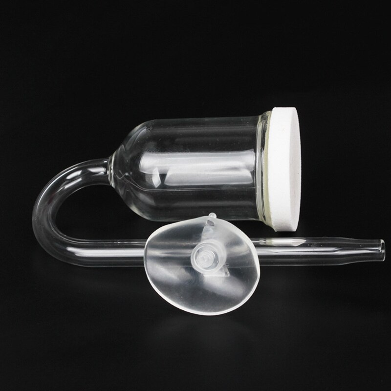 Aquarium Air Bubble Diffuser Fish Tank Bubble Disk Oxygen Increaser Air Refiner Atomizer with Suction Cup