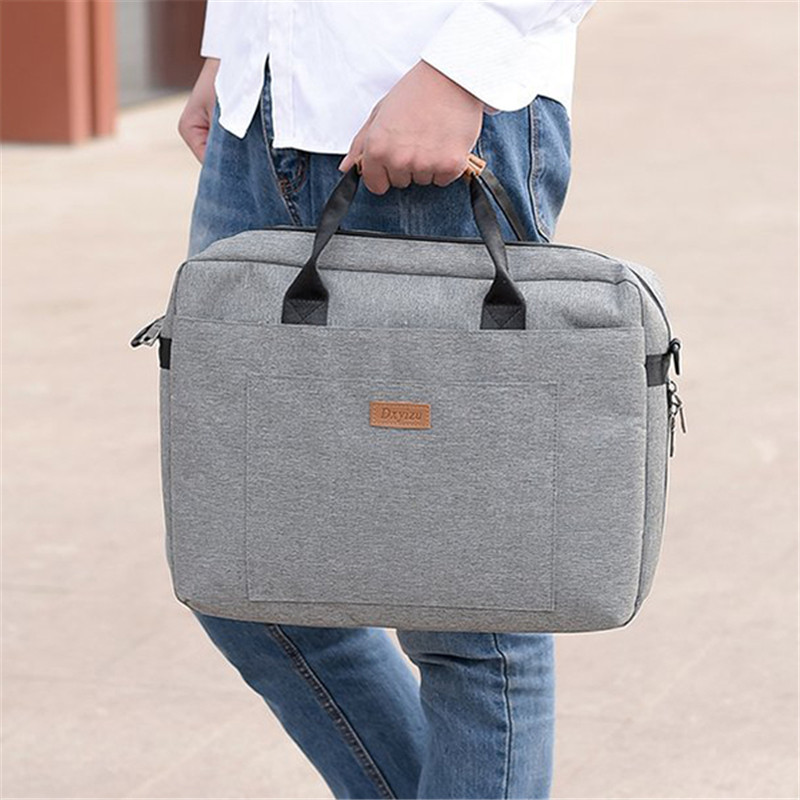 Sac d'ordinateur d'affaires décontracté femmes hommes porte-documents en toile 16 pouces ordinateur portable sac à bandoulière pour femme mâle sac à main voyage grand fourre-tout