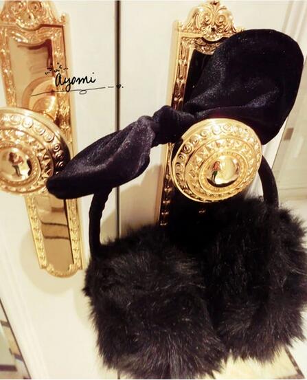 Orejeras térmicas para mujer, paquete de orejas de invierno, con lazo