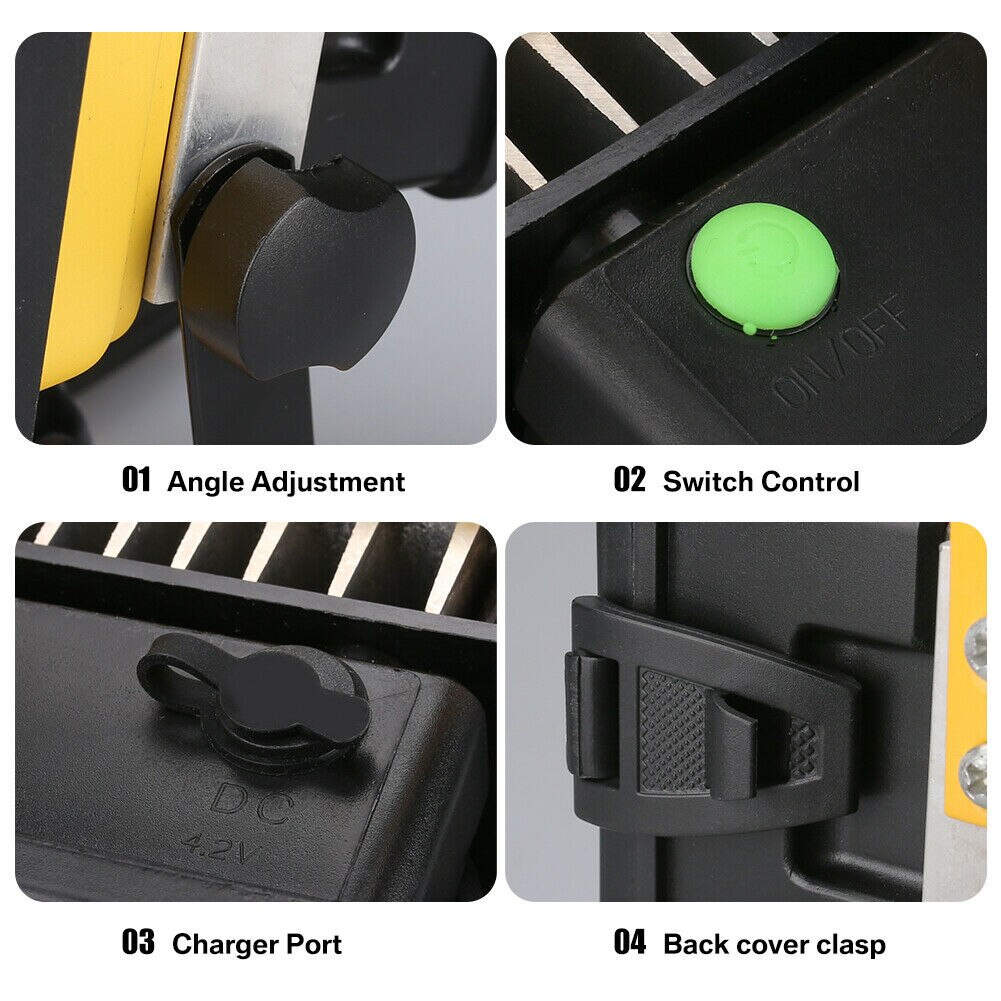 LED Street Lamp Landscape Lighting 30W Reflector 24 LED Rechargeable Work Flood Light Waterproof Cordless Camp Lamp