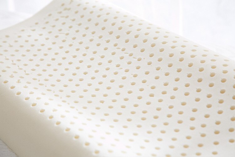 Ren naturlig latex kudde för att sova skydda kotor hälsovård ortopedisk kudde sängkläder kudde mycket mjuk 30 x 50cm