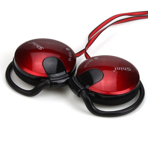 Oryginalne słuchawki Stereo Q140 słuchawki douszne 3.5mm z mikrofonem gamingowy zestaw słuchawkowy do MP3 PC Laptop telefon komórkowy: Czerwony