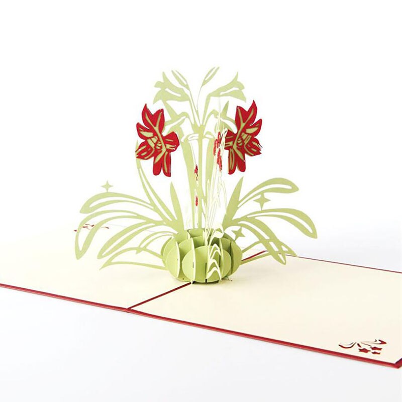 Invitaciones de boda, tarjeta de 3D, tarjeta de felicitación estereoscópica, boda, Acción de Gracias, flores de Navidad, decoraciones de cumpleaños de narcisos: Default Title