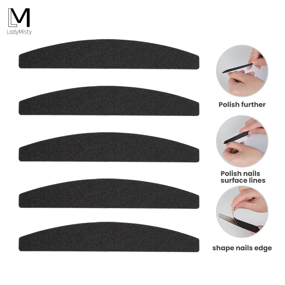 10 pcs Nail Files and Buffers with Stainless Steel Buffer Block Salon Fingernail Files Nail Art Kit