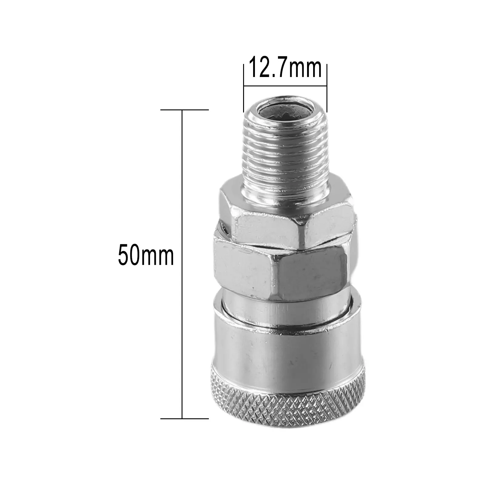 Pneumatic Fittings Air Compressor Hose Quick Coupler Plug Socket Connector Iron Galvanized Pneumatic Part Industrial Accessories