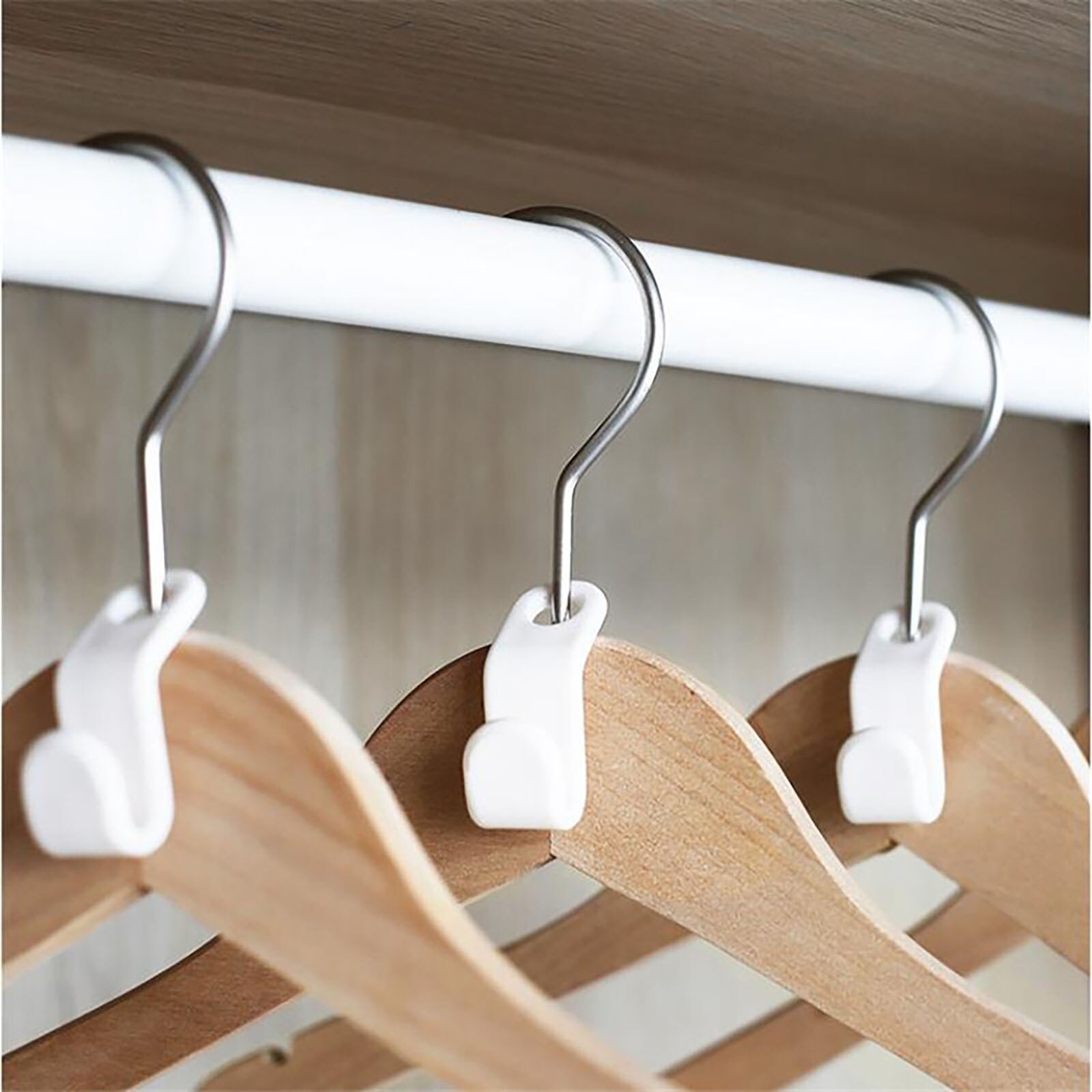 10/12pcs Cloth Hanger Hook Mini Flocking Clothes Hanger Easy Hook Closet Organizer Holder Save Space Non Slip Flocking Hanger