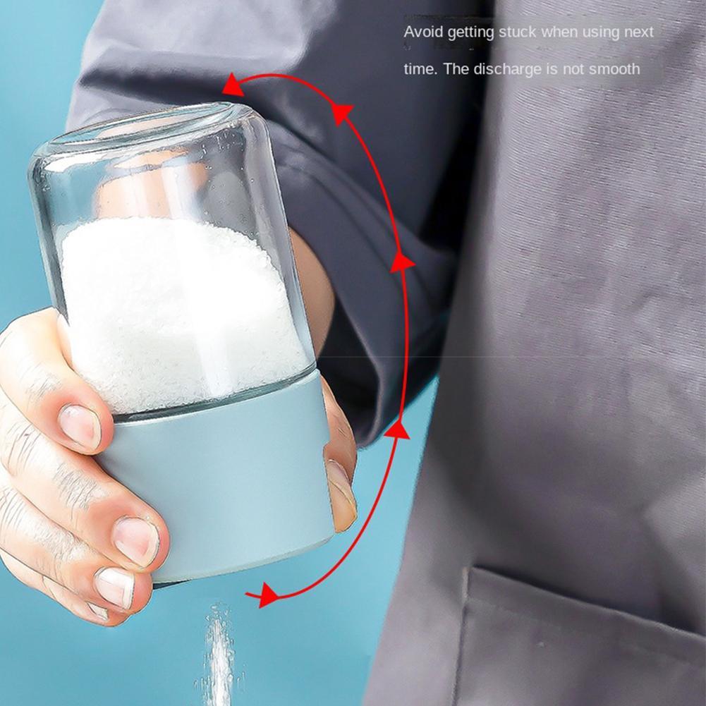 Push-type Salt Dispenser 5g Quantitative Spice Jar Seasoning Bottle Seasoning Spice Herb Storage Bottle Jars BBQ Cooking Tools