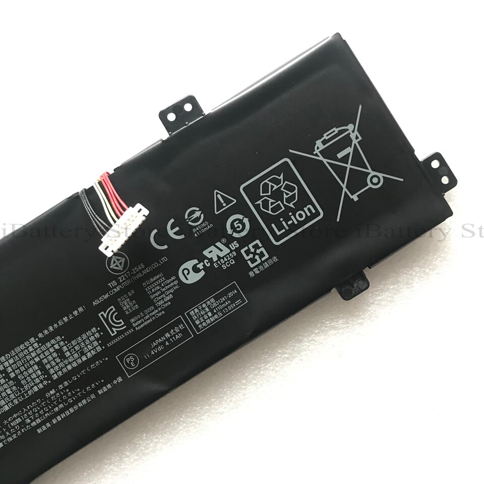 Echt B31N1534 Batterij Voor Asus Zenbook UX510 UX510UX UX510UW U5000 Serie
