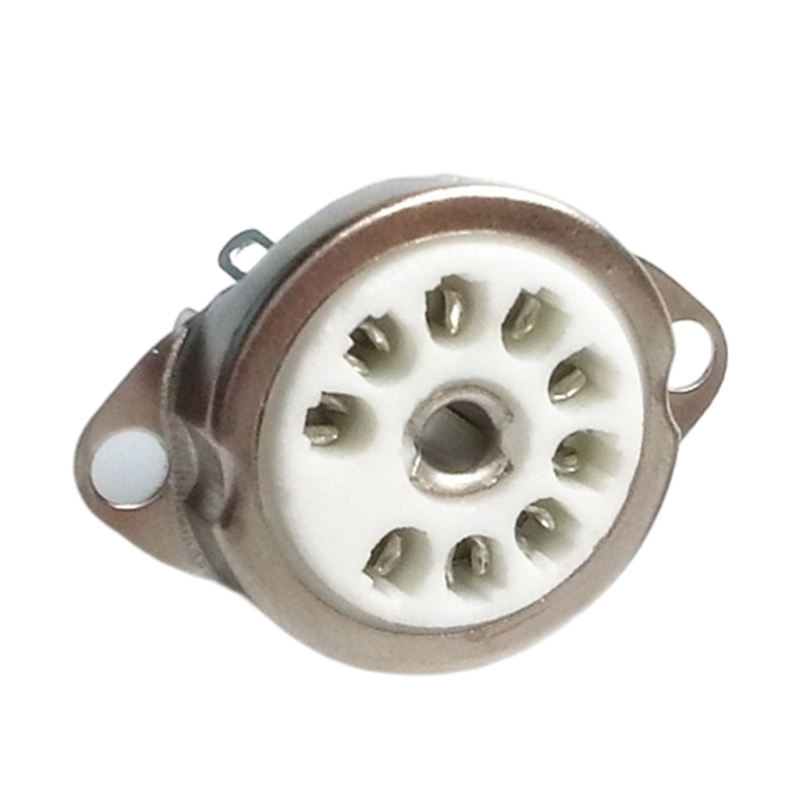 5pcs Ceramic Tube Socket 9PIN Tube Socket 9-Pin Vacuum Tube Socket for 12AX7,12AT7,12AU7,ECC83,ECC82,E88CC 6922