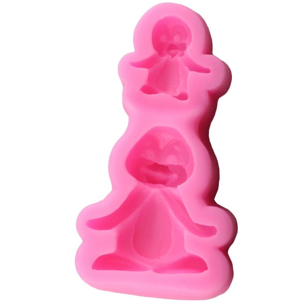 Penguin Cooking Tools Christmas Cake Decoration Tools Silicone Mold Baking Fondant Sugar Craft Molds DIY Cake