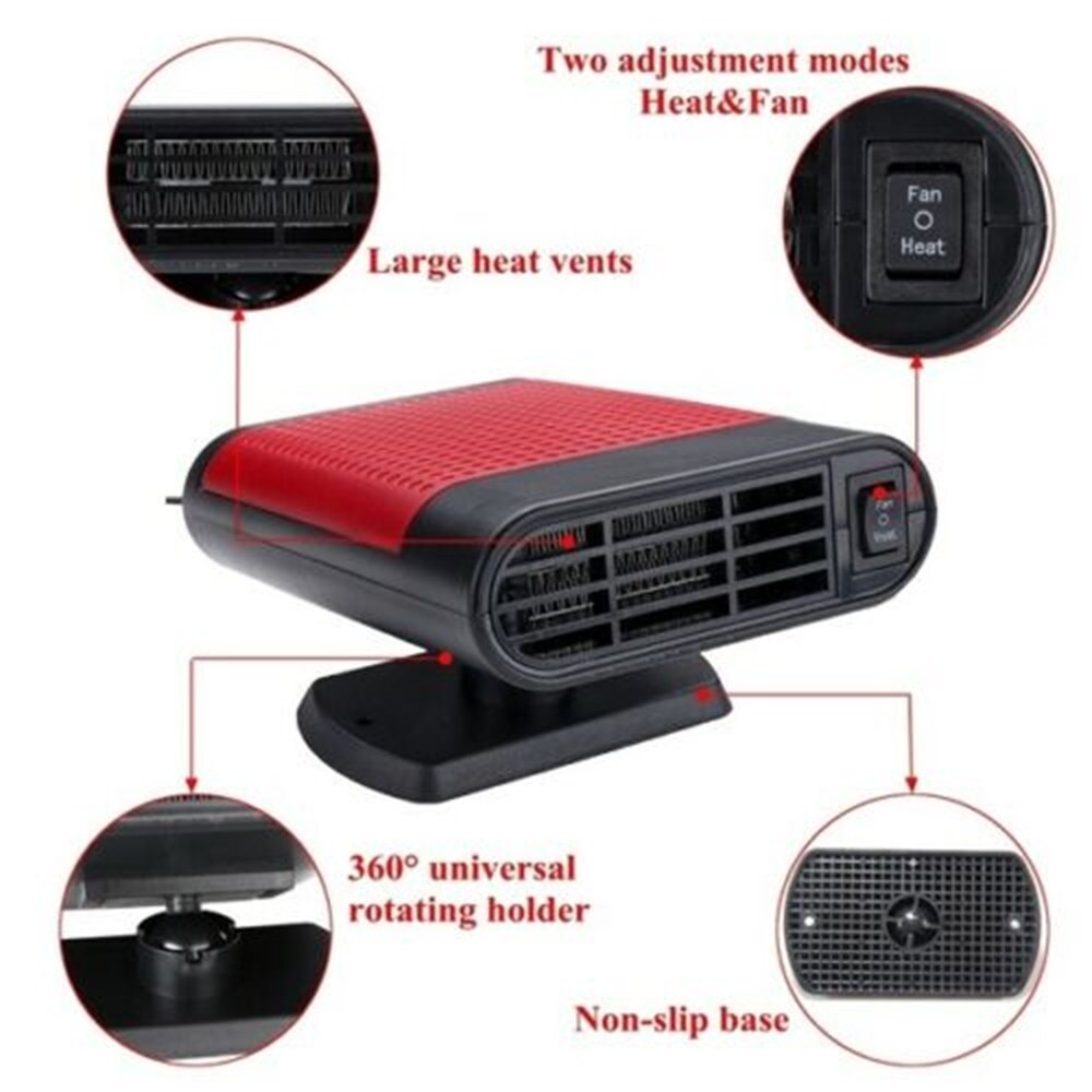 12V 150W Universal Car Heater Car Interior Heating... – Grandado