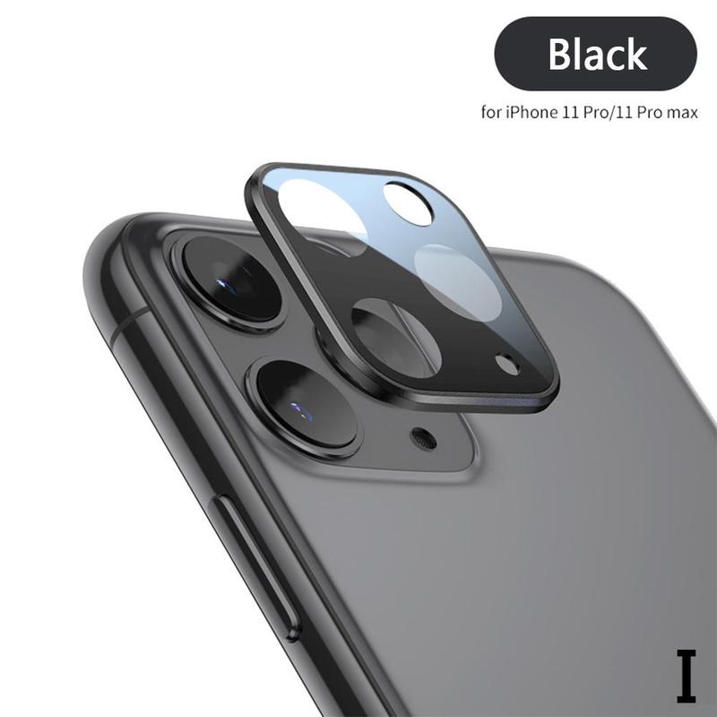 Metal Frame Tempered glass Camera Lens Full protective Cover for iPhone11 Pro Max Protector Rear Cam Lens Film for iPhone 11: for iphone 11p max7