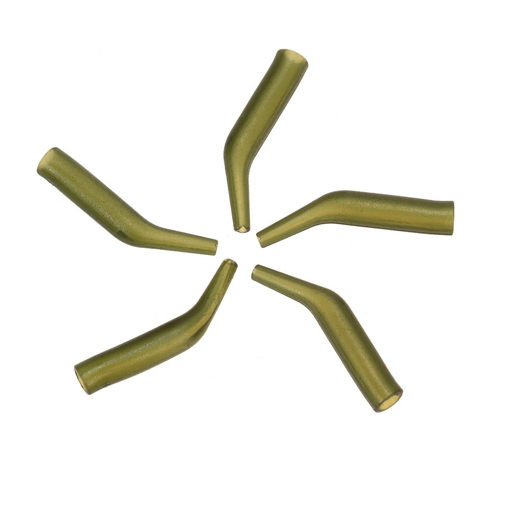 Manchon d&#39;hameçon pour pêche à la carpe,aligneur de ligne, souple, anti-enchevêtrement, pour hair rig, 50 pièces,