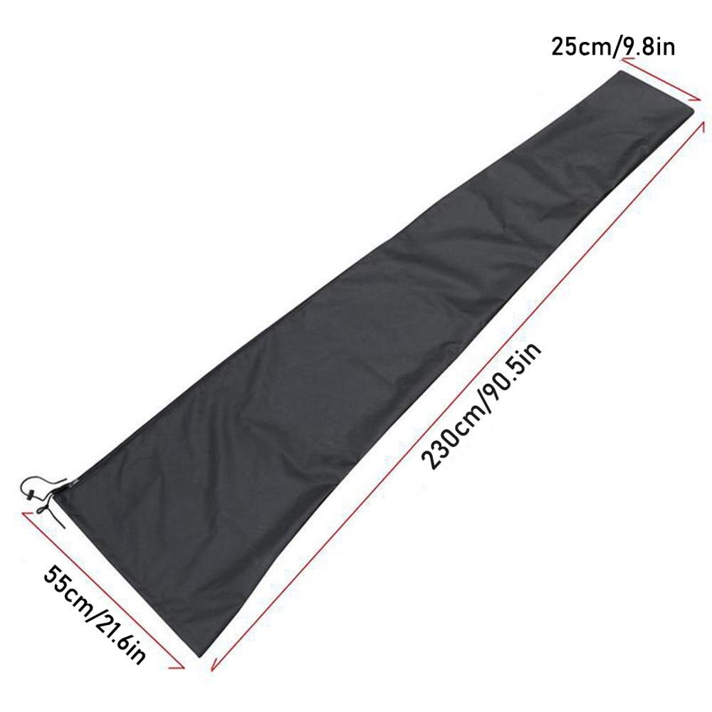 Waterdichte UV-bescherming Parapluhoes Paraplu Patio Tuin Restaurant Schild Cantilever Oxford Doek Parasol Regenhoes: grijze kleur