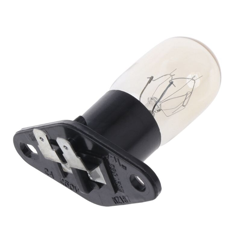 Base de bombilla para horno microondas, de lámpara de luz Global, 250V, 2A, repuesto Universal,