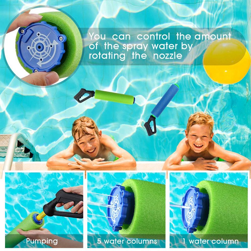 Foam Straight Pull-out High Pressure Summer Beach Water Drifting Toy