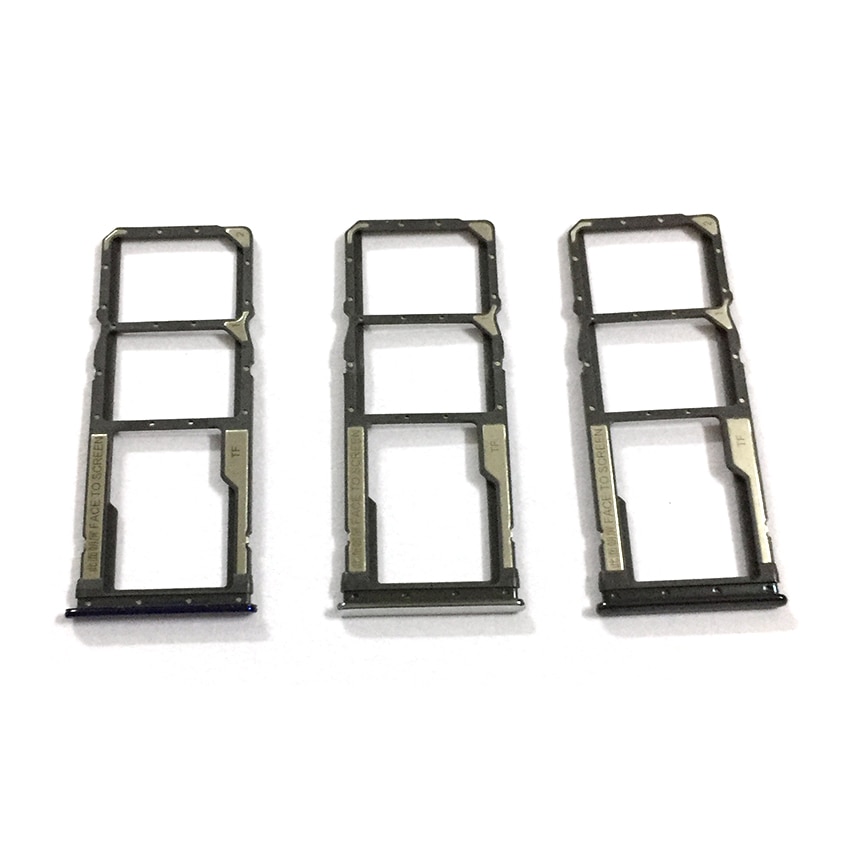 Soporte de bandeja Sim para Xiaomi Redmi Note 8T, bandeja de tarjeta SIM, adaptador de soporte de ranura, piezas de reparación de enchufe