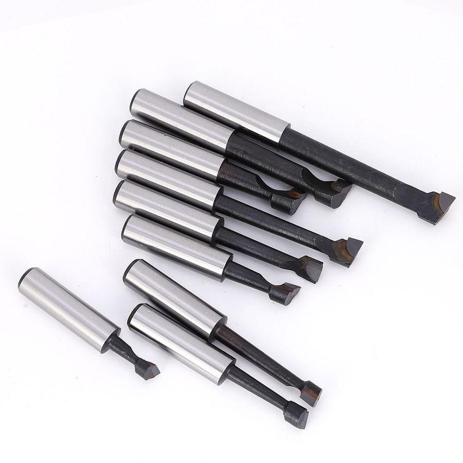 Jeu de barres d'alésage de Type F1, Kit d'outils de fraisage CNC, barre d'alésage pour tour, 9 pièces