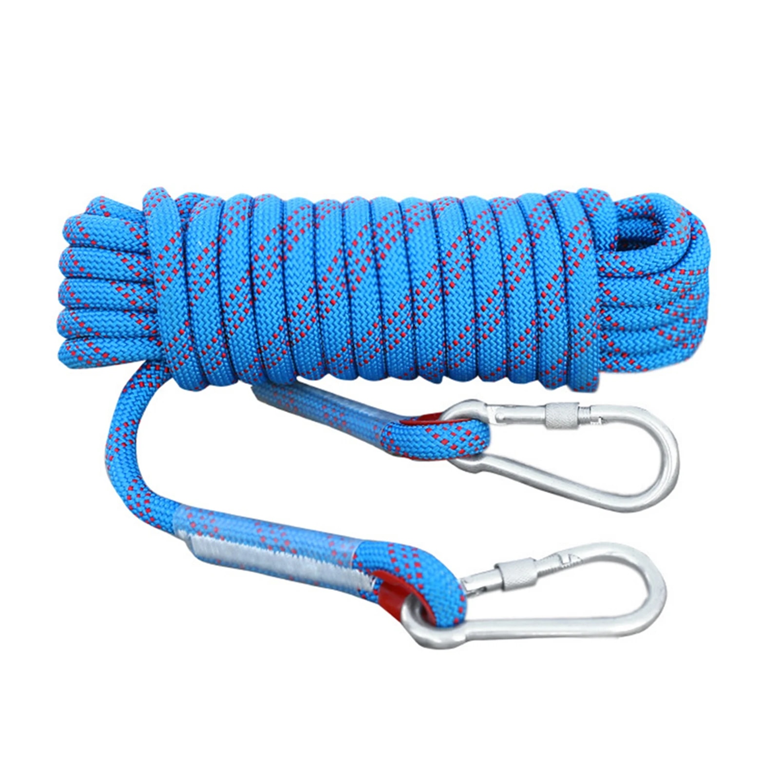 Tomshoo 10 mm Kletterseil, 10 m/20 m/30 m, statisches Rapelling-Seil für Höhle Außenbereich, für Feuerrettung, Sicherheit, Fluchtklettern, Zubehör