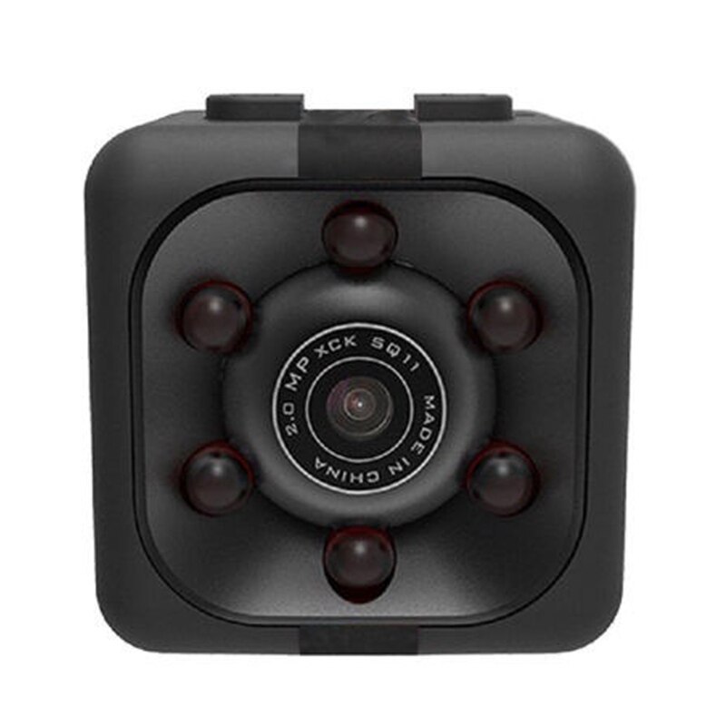Camera Sq11 Pro Mini Camera Hd 1080P Night Visuele Motion Digitale Mini Antenne Camera Zwart Plastic
