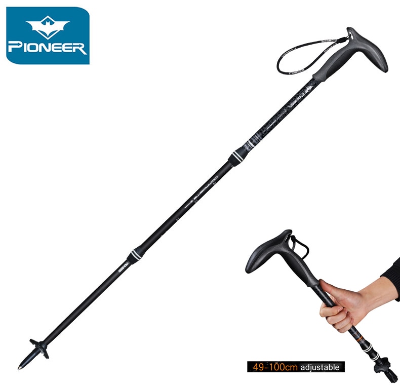 Walking Cane with Ergonomic Handle Soft Comfort Grip Collapsible Walking Stick carbon fiber Adjustable Height Crutch T Handle