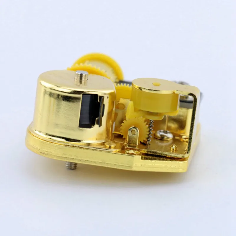 Gold-plated Music Box Yunsheng Movement 22 Kinds DIY Musical Box Accessories Birthday mini Desk Home Decor with Screws