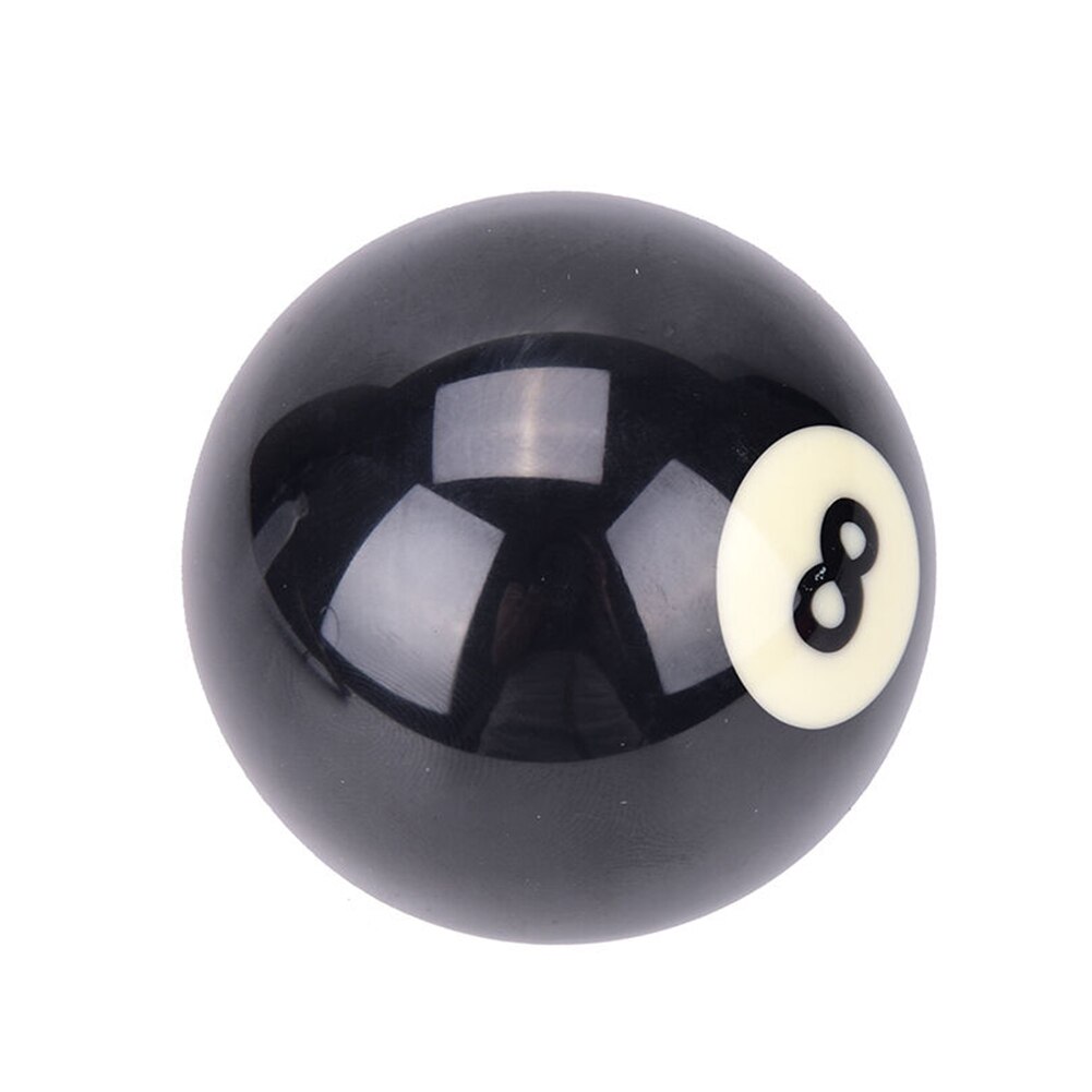 Taco de repuesto para número 8, bola de billar, accesorios para principiantes, herramienta duradera de entrenamiento, mesa de billar estándar Normal, resina negra para interiores