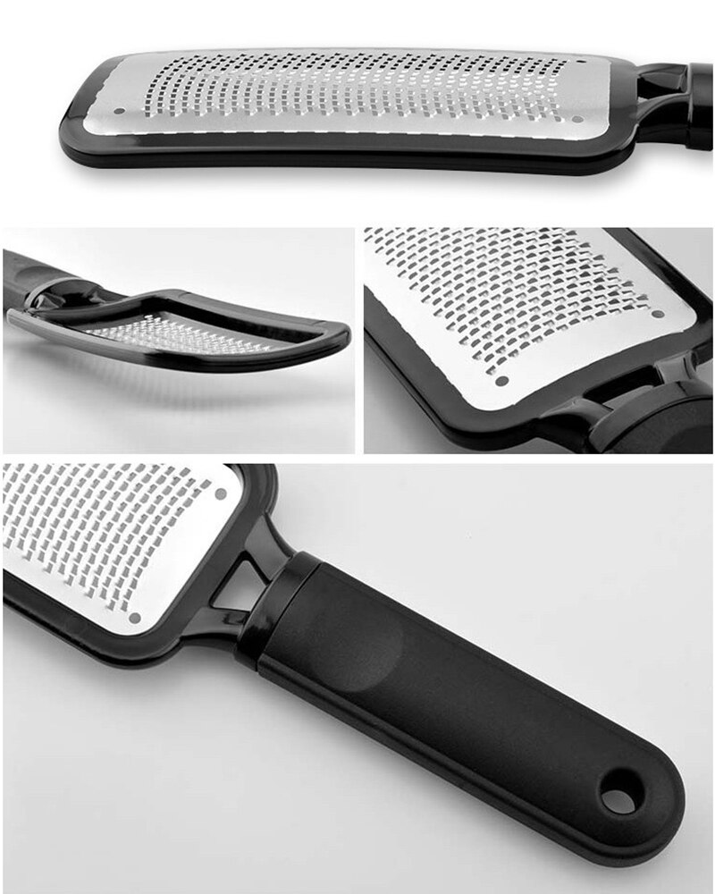 Rascador de pies para salón de pedicura, rallador de piel muerta, dura y seca, removedor de callos, herramientas para el cuidado de los pies