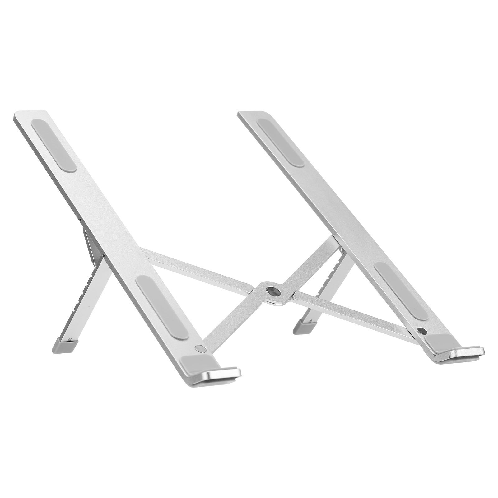 Laptop Tablet Bracket 6-level Adjustable Laptop Stand Portable Folding Aluminum Alloy Non-slip for Laptop Tablet Book