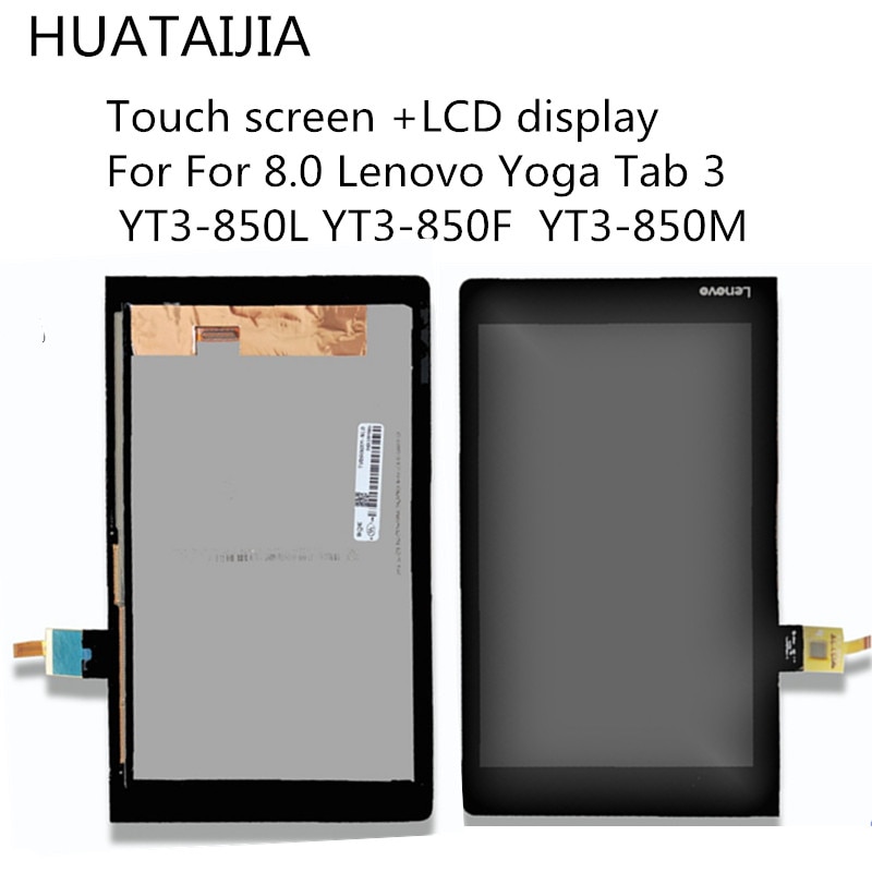 Original LCD Display Digitizer Assembly For 8.0 Lenovo Yoga Tab 3 YT3-850L YT3-850F YT3-850M LCD Display With Touch Screen