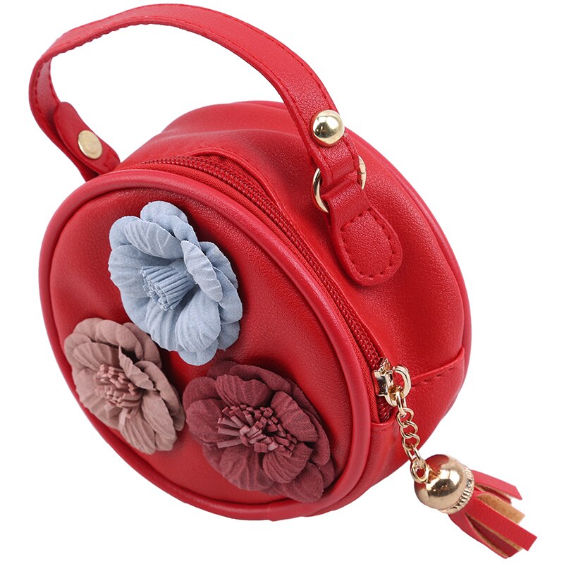 Girls Messenger Bags Children Kids Girls Princess Shoulder Bag Handbag Solid Bowknot Princess Coin Purses