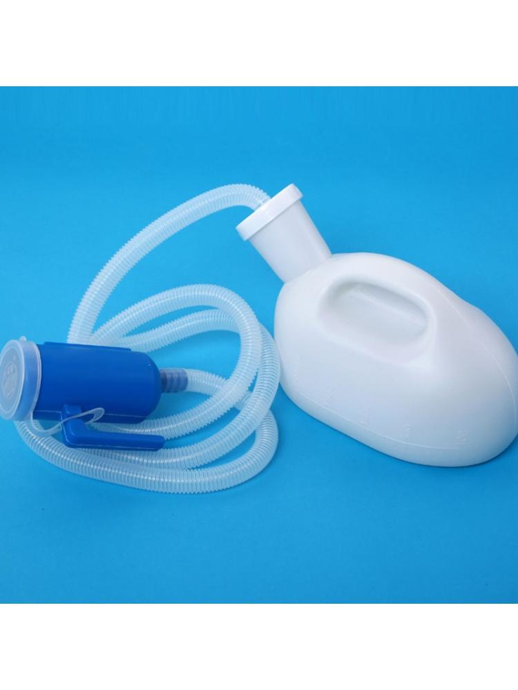 Men Reusable Pee Jug Male Urine Bottle Tube with Lid Portable Thicken Men's Pot H55B