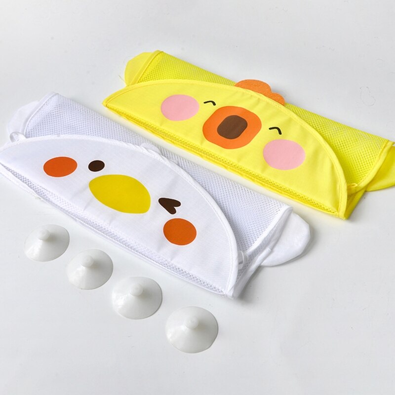 Net Mesh bag for kids Bath Toys Toddler Bath Toy White/Yellow Duck with Hook Storage Bag for Kids Toiletries игрушки для детей