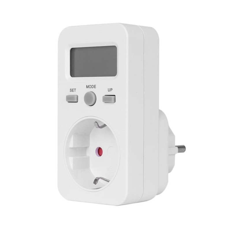 Digital power meter plug-in-stik elektrisk wattmeter energi monitor eu-stik