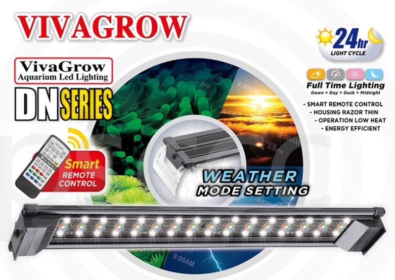 ODYSSEA VIVAGROW DN50 DayNight RGB Ecological fish tank aquarium full spectrum LED rain fish tank multiple spectrum lamps