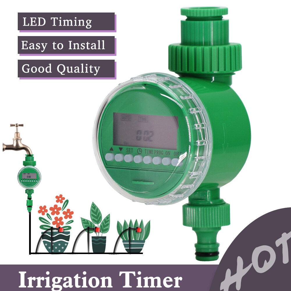 Garden Automatic Watering Timer LCD Irrigation Digital Programmable Controller Lawn Hose Faucet Water Sprinkler time System Tool