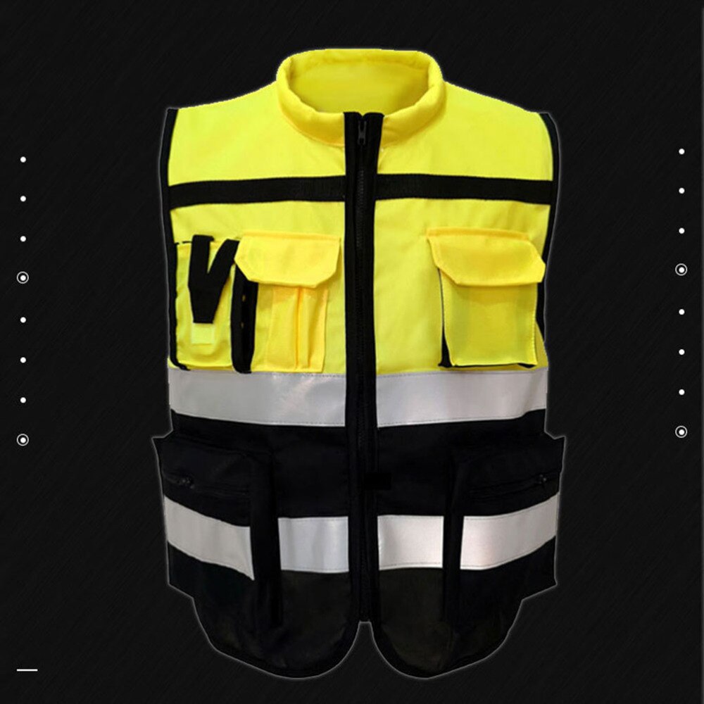 1PC Safety Vest Durable Protective Safety Vest Safety Gear Traffic Clothes for Biking Jogging