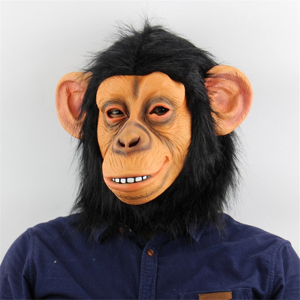 Drôle grande oreille singe Halloween drôle Animal capuche noël orang-outan masque