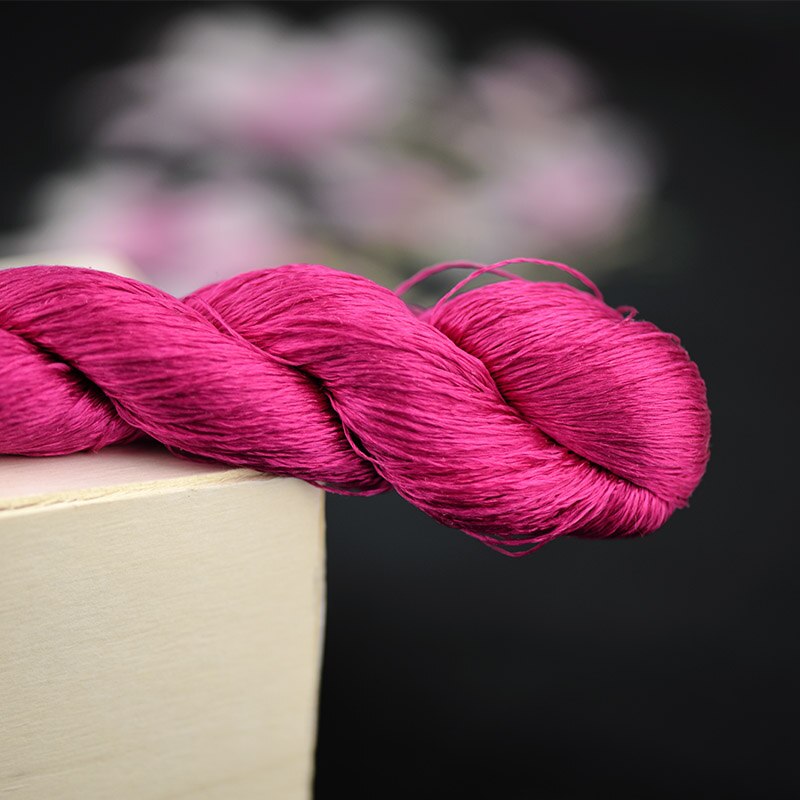Zijde Borduurgaren/100% Zijden Draad/Hand Borduren Borduren Kruissteek/Rose Roze/9 Pure Kleuren: 7