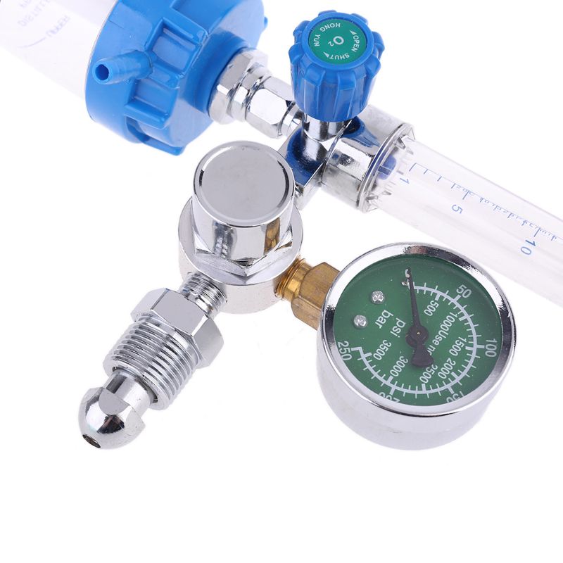 Regulador de inhalador de oxígeno, caudalímetro de presión, salida de rosca macho G5/8-14 CGA540 C6UC