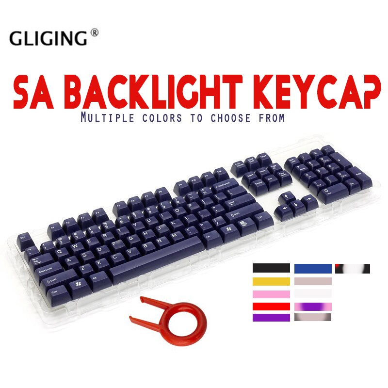 Retro Beige 104 Toetsen/Set Sa Backlight Keycap Bal Sleutel Voor Cherry Mx Switch Keycaps Bedrade Usb Mechanische Gaming toetsenbord Cap