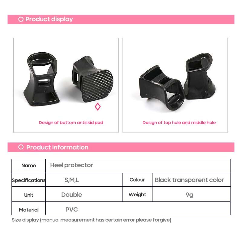 Protector de tacón alto de PVC para tacones de aguja estilo latino, cubiertas antideslizantes para baile, accesorios para zapatos de boda de novia, 1 par