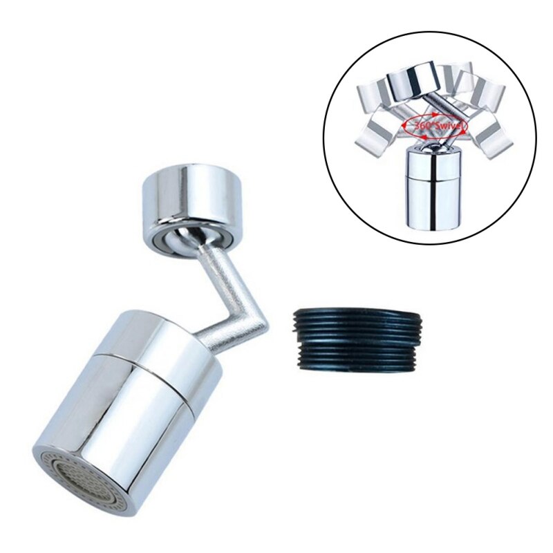 720 Degree Swivel Sink Faucet Aerator Big Angle Large Flow Aerator Dual Kitchen Function Faucet Aerator Rotatable Bubbler Tap: Type B