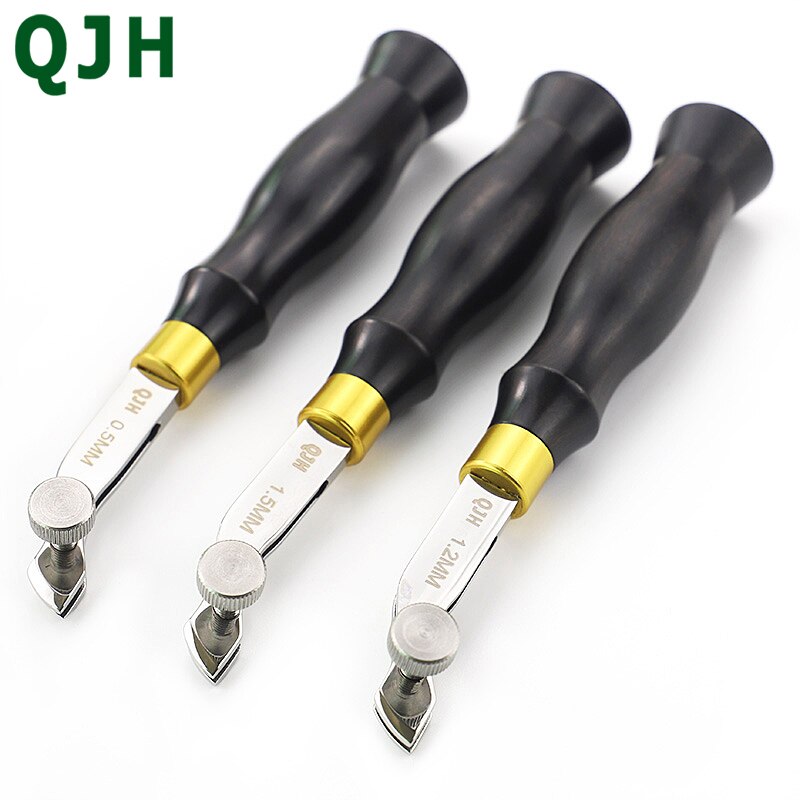 Stainless Steel Adjustable Scribe Leather Edge Manual Scribing Grooving Tool Stitching Groove DIY Leather Craft Tool