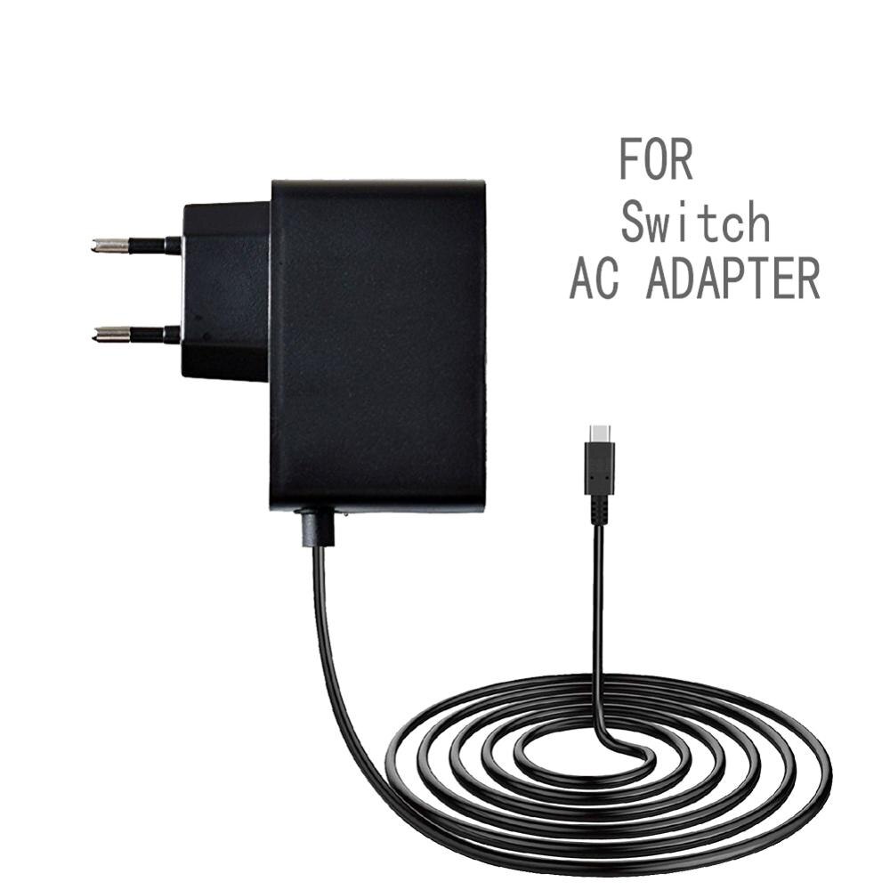 Voor Nintendo Switch Ac Voeding Adapter Thuis Muur Travel Charger Kabel