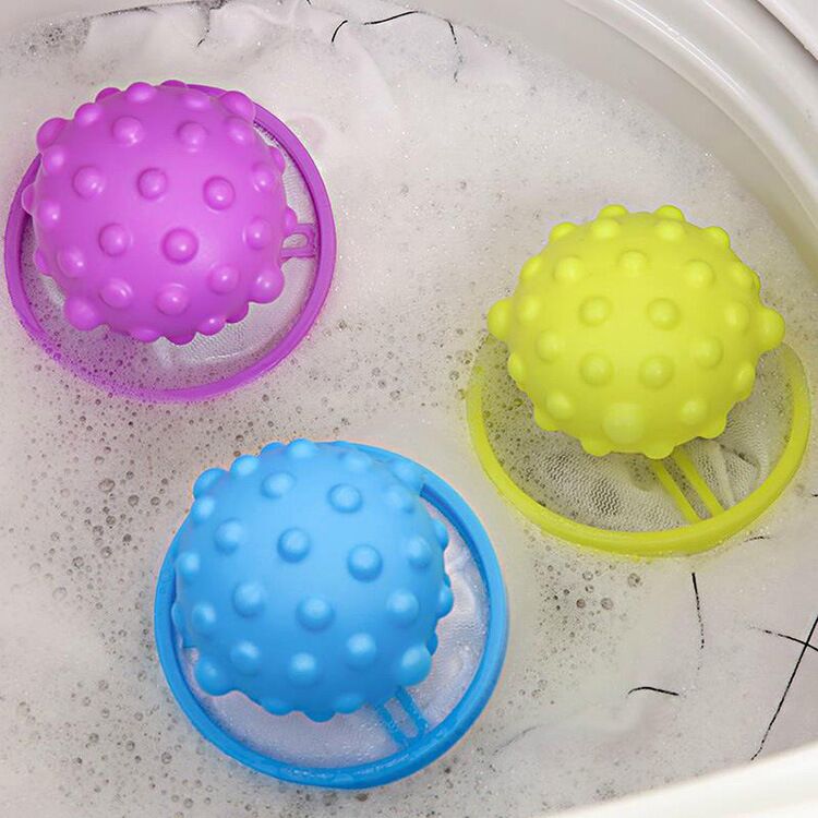 For Washing Machine Magic Washing Tool Laundry Balls Reusable Cleaning Drying Fabric Softener Ball PVC Dryer Balls