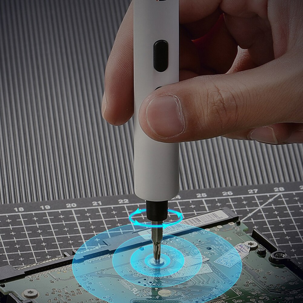 Portable DIY Tools Kit Repair Tools Mini Pro Battery Electric Screwdriver Cordless Screw Driver Drill with 18 Bits