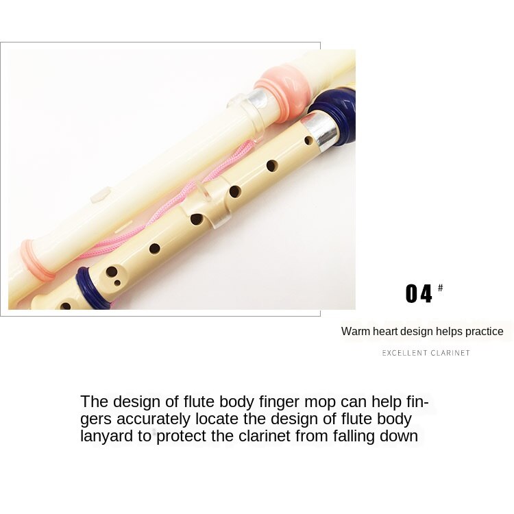 Klarionet diskant 6 huller /8- hullers klarionet børn klarionet begynder klarionet c melodi klarionet instrument